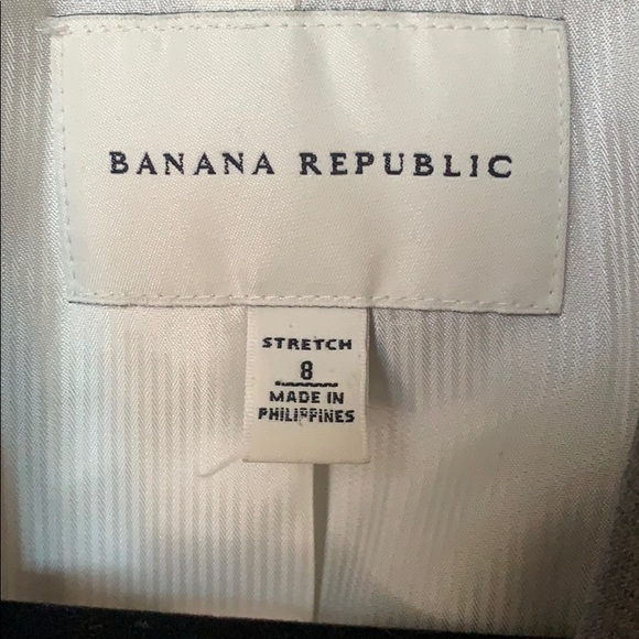 Banana Republic Wool Gray Stretch Career Blazer - Picture 6 of 7